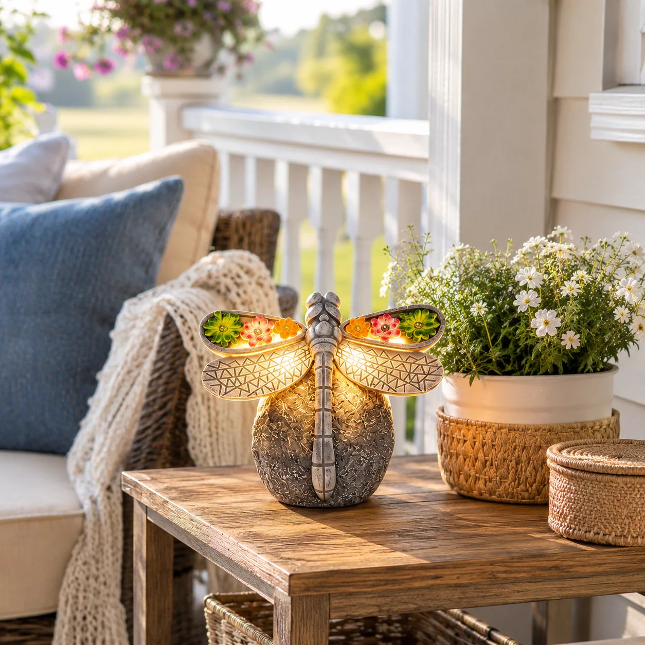 ✨Solar Dragonfly Garden Light Decor🏆