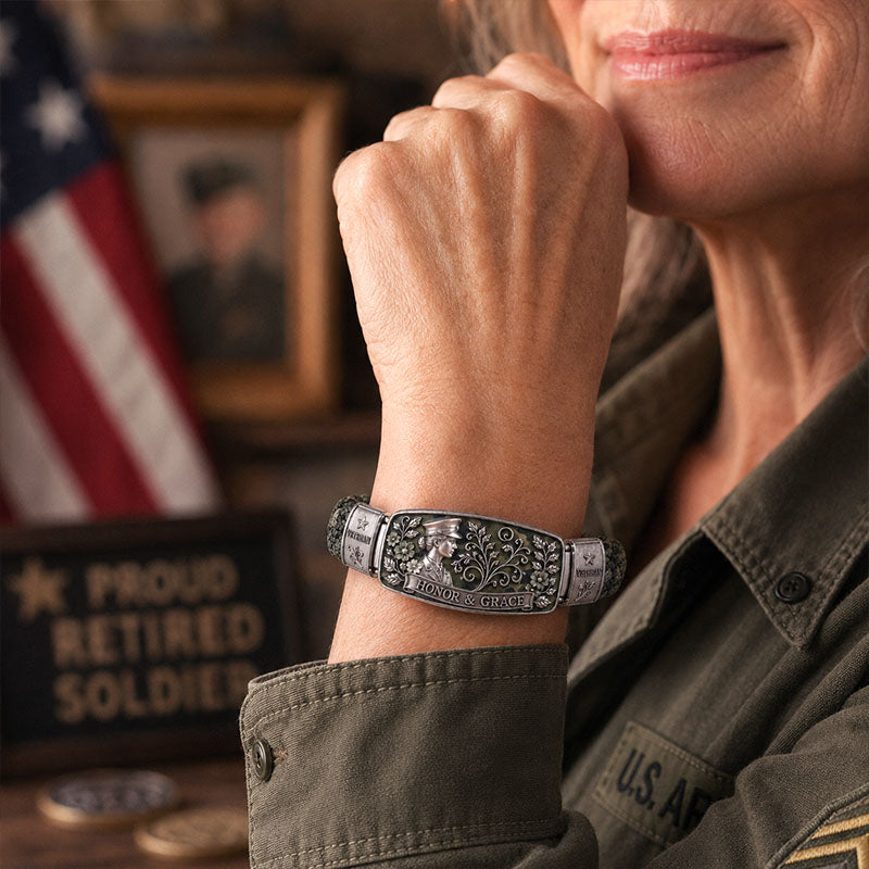Honor & Grace Women Veteran Bracelet💋