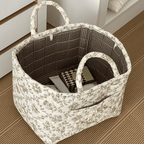 👜Car storage basket with handle - foldable washable storage basket and multi-purpose fabric box🏆
