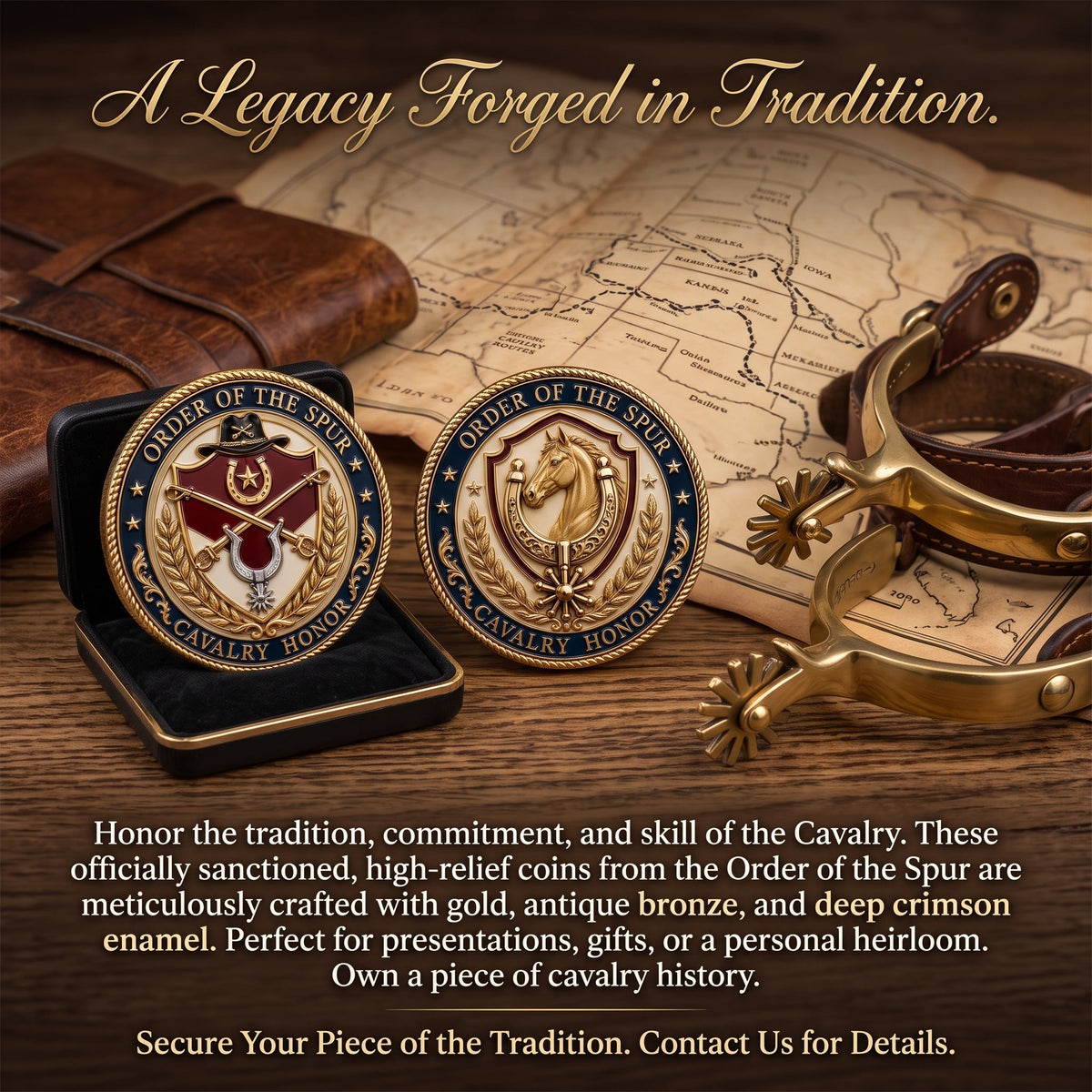 🔥Summer Sale 49% OFF🔥 - Spur Ride Commemorative Metal Medal💋