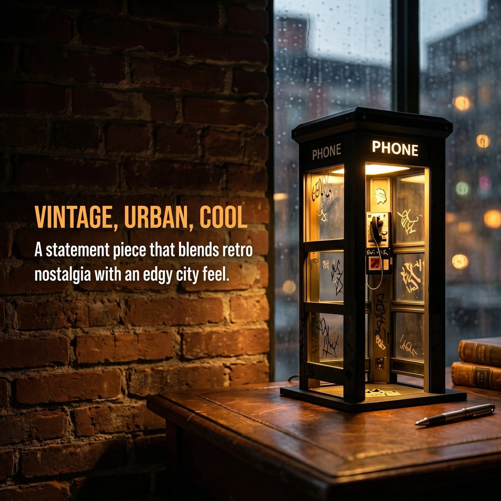 ✨Vintage Phone Booth Ambient Lamp🏆