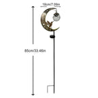 🌙✨Hummingbird Moon Solar Garden Stake Light🏆