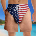 😎🇺🇸 Funny Patriotic Men’s Swim Trunks – Freedom & Chill Summer Beach Shorts 🏖️💋