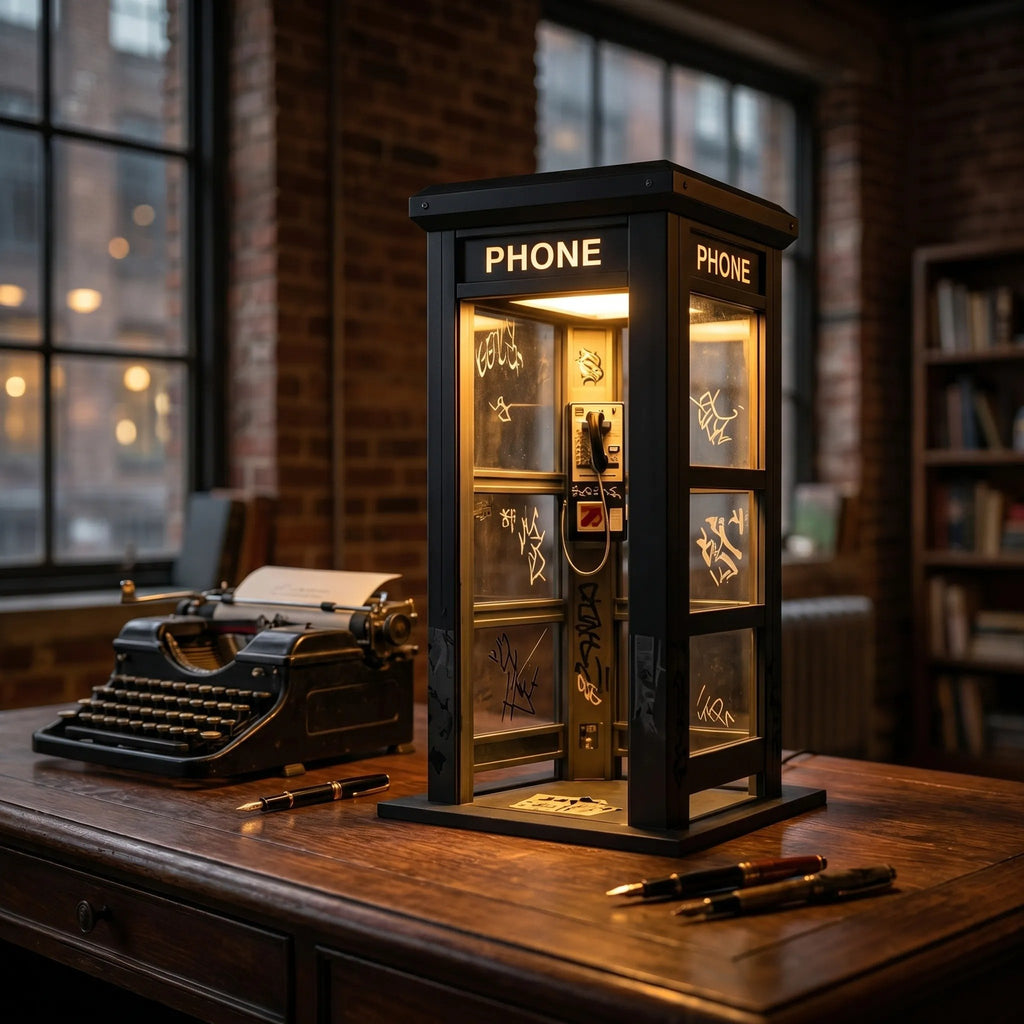 ✨Vintage Phone Booth Ambient Lamp🏆