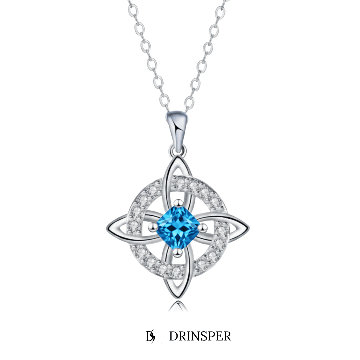 Mystical Birthstone Witches Knot Necklace – Natural Crystal🔮💞Protect Your Loved Ones💋