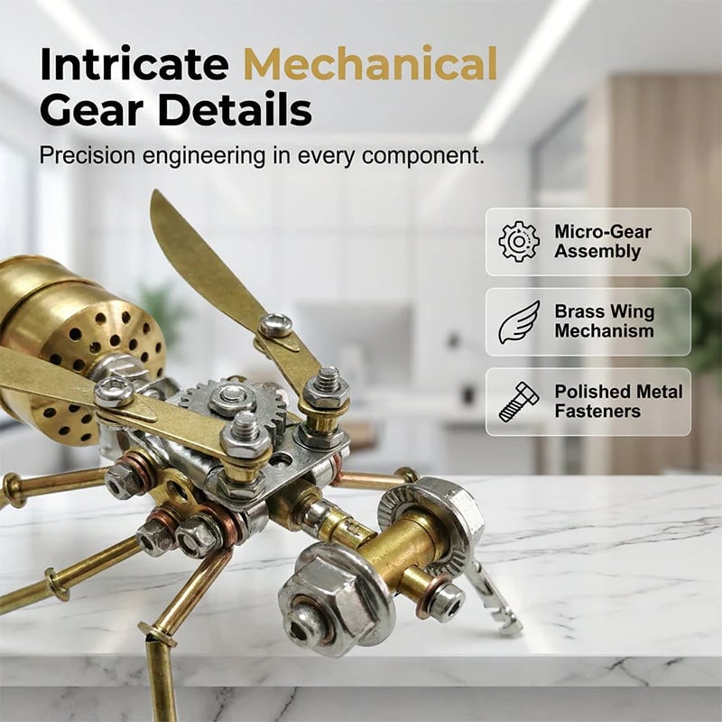 3D Metal Bee Puzzle Assembly Model Kit💋