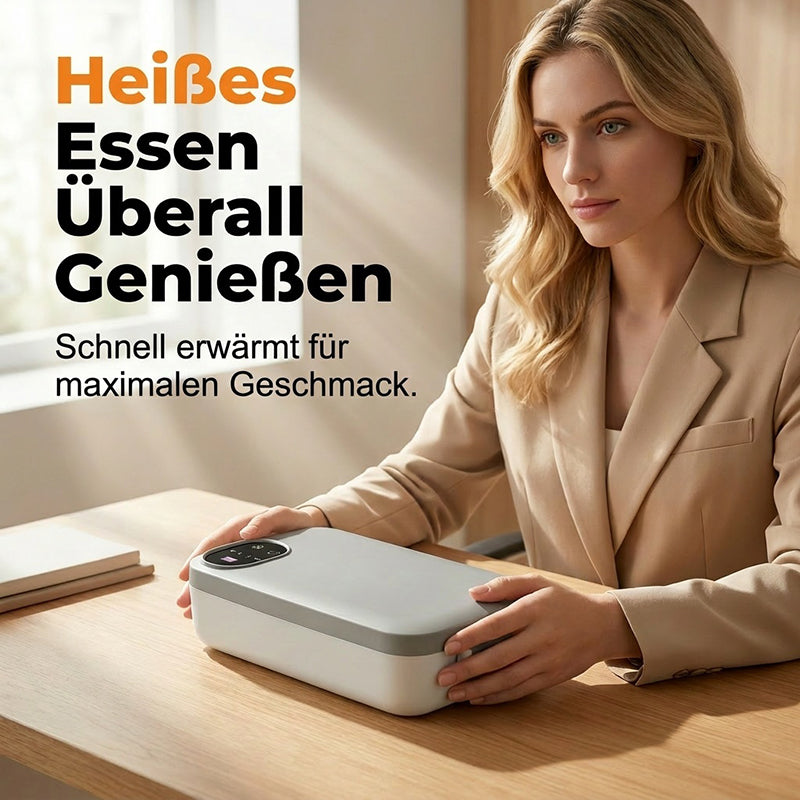 🍱⚡ Portable electric lunch box with self-heating 🌡️💋