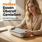🍱⚡ Portable electric lunch box with self-heating 🌡️💋